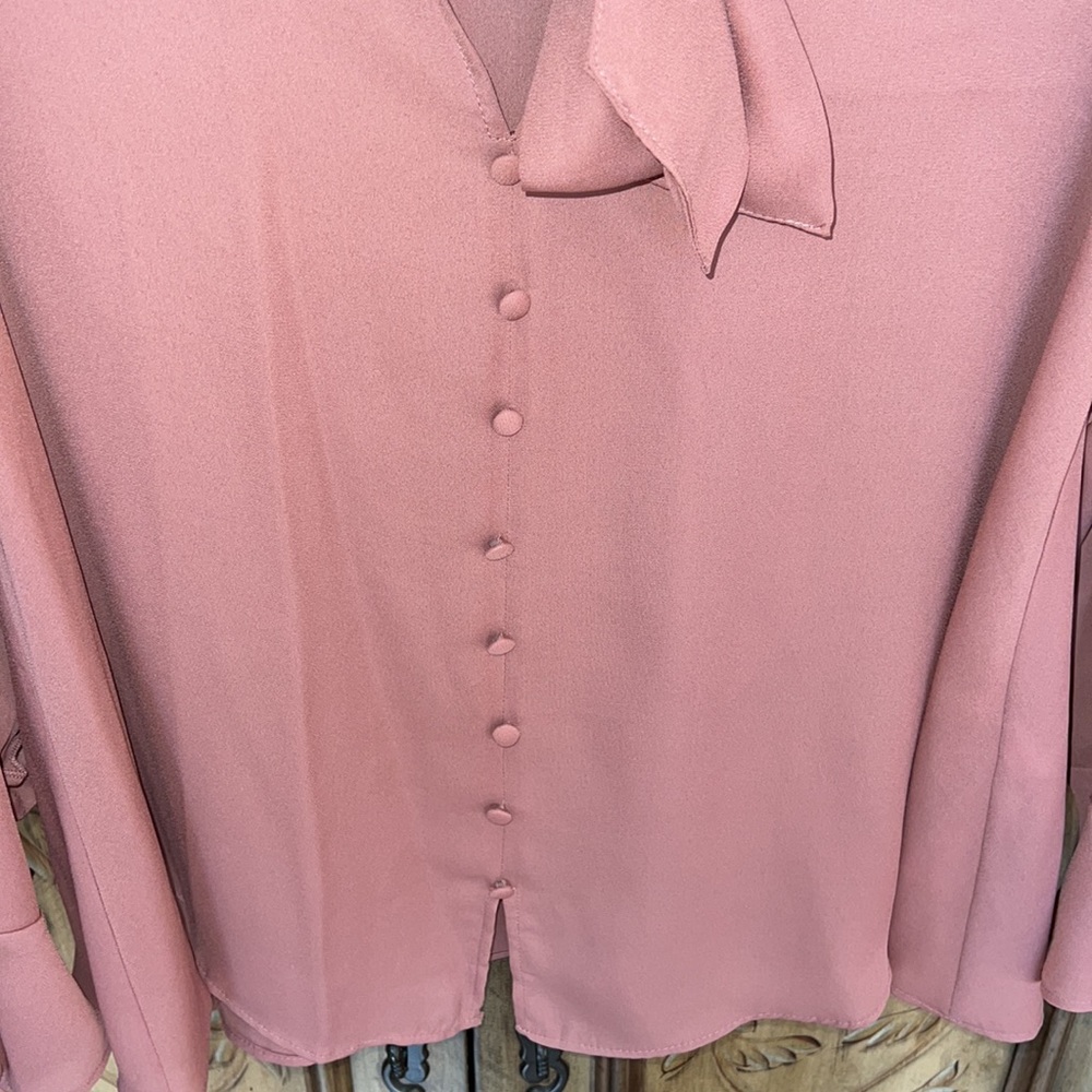 Zara Ruffled Flowy Blouse - Picture 9 of 11